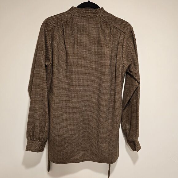 True Vintage 70s Palena Jacket Shacket Wool Blend Button Up Large Womens Brown - Picture 8 of 10